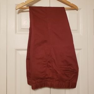 Haggar Life Khaki Rusty Red Chinos